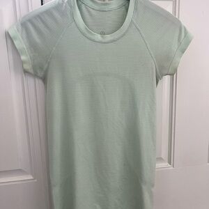 Lululemon Athletica Swiftly 2.0 Mint Green Short Sleeve